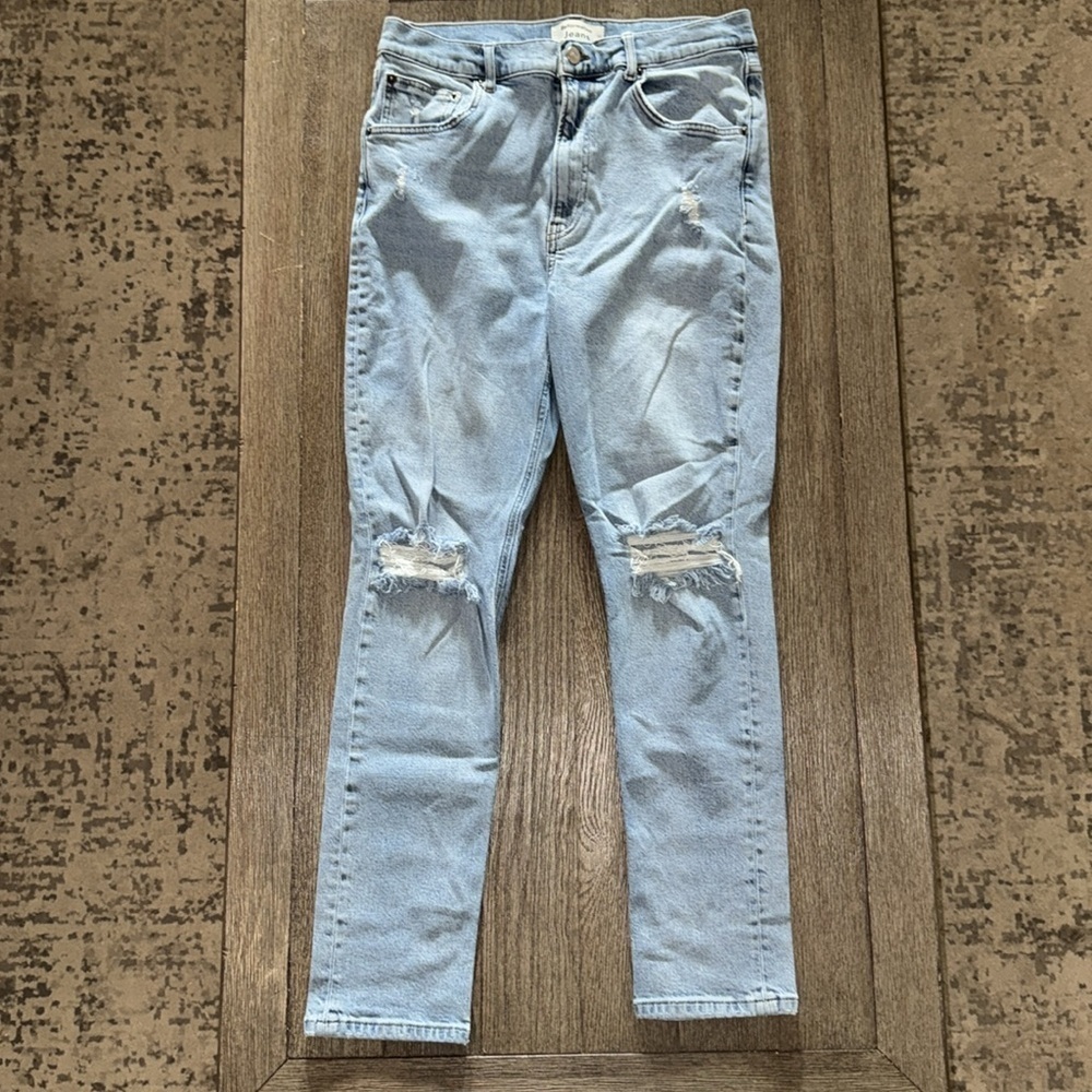 Reformation High & Skinny Jeans Miami Destroyed